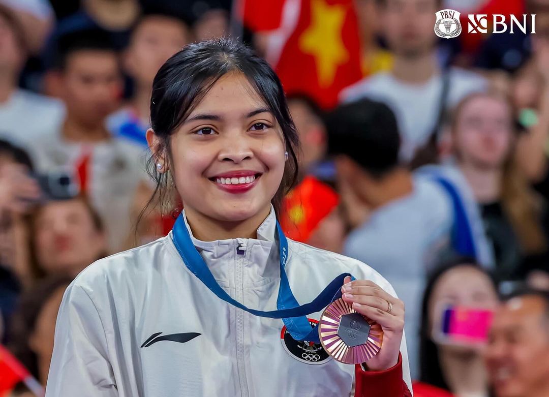 Pebulutangkis Gregoria Mariska Persembahkan Medali Pertama Bagi Indonesia di Olimpiade 2024 Paris